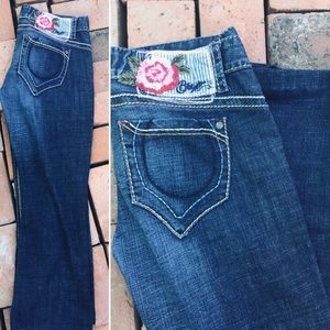Blue Tattoo Top Stitch Premium Denim Jeans 32x 25